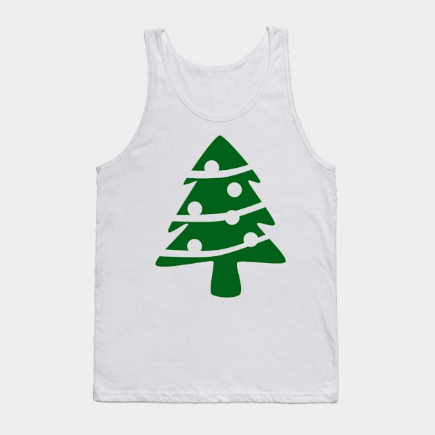 Fun Christmas Tree Apparel Tank Top by Topher's Emporium